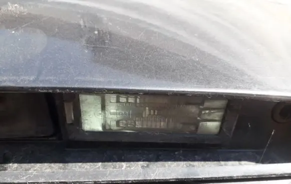 Renault Laguna II Number plate light
