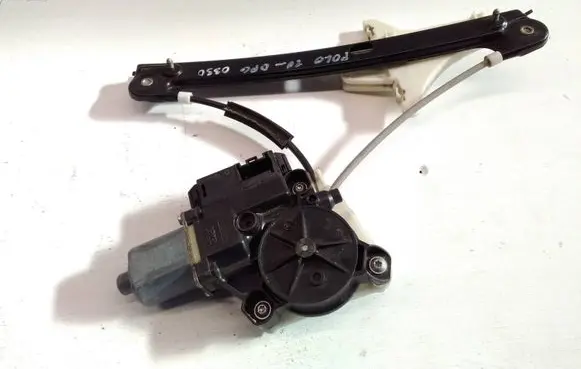 Volkswagen Polo V 6R Rear door window regulator with motor 6R0959812F