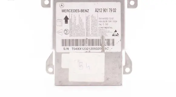 Mercedes-Benz E W212 Airbag control unit/module A2129017902 T04XX12321205020 5WK44323