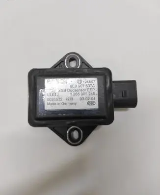 Audi A8 S8 D3 4E ESP acceleration yaw rate sensor 8E0907637A 0265005245