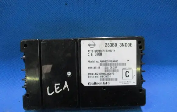 Nissan Leaf I (ZE0) Other control units/modules 283B0-3ND0E