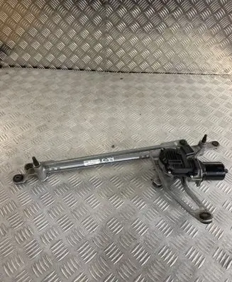 Front wiper linkage and motor