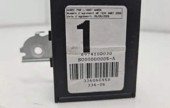 Toyota Yaris Door central lock control unit/module 897410D030