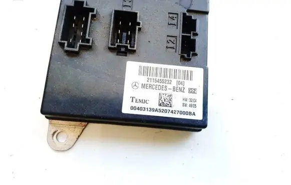 Mercedes-Benz E W211 Comfort/convenience module 2115455232