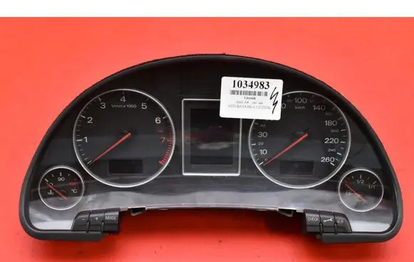 Audi A4 S4 B6 8E 8H Speedometer (instrument cluster) 8E0920900HX
