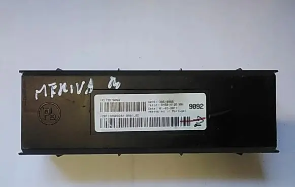 Opel Meriva B Air conditioning/heating control unit 13579092