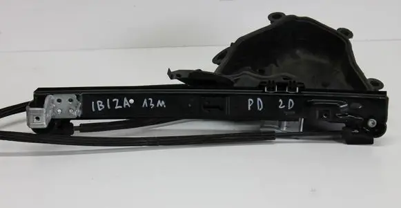 Front door window regulator with motor