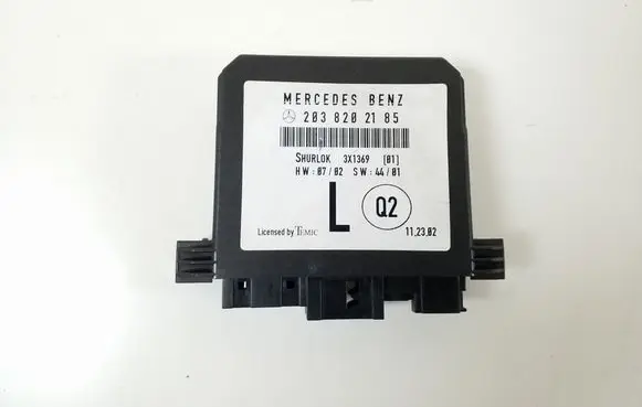 Mercedes-Benz C W203 Door control unit/module A2038202185