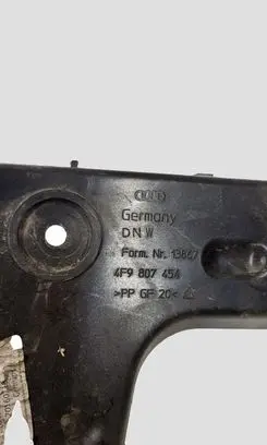 Audi A6 S6 C6 4F Bumper support mounting bracket corner 4F9807454