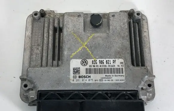 Volkswagen Caddy Engine control unit/module 0281014075 03G906021PF EDC16U34
