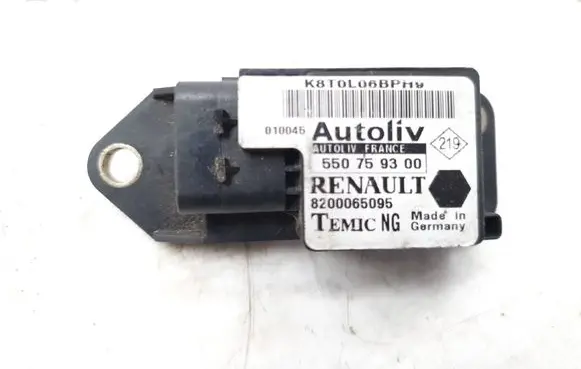 Airbag deployment crash/impact sensor