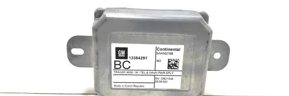 Opel Astra J GPS navigation control unit/module 13384291