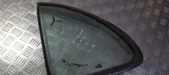 Nissan Almera Rear vent window glass 