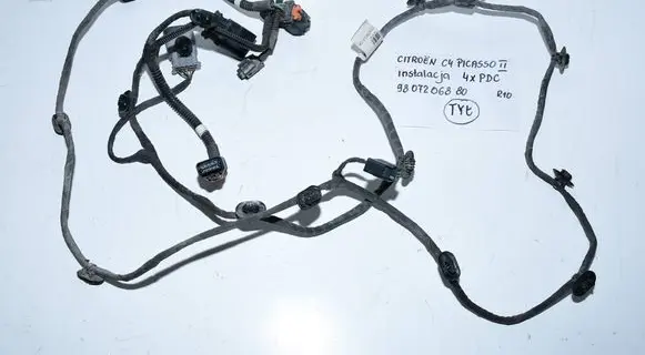 Citroen C4 II Picasso Parking sensor (PDC) wiring loom 9807206880