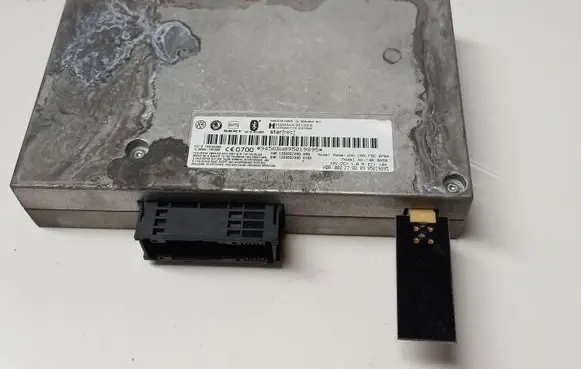 Skoda Octavia Mk2 (1Z) Bluetooth control unit module 1Z0035729D