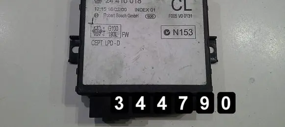Opel Zafira A Engine control unit/module 24410018