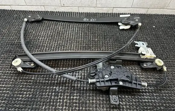 Front door window regulator with motor