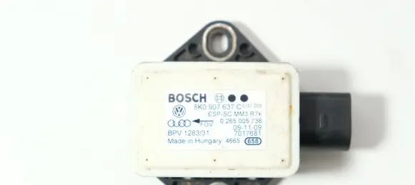 Audi A5 8T 8F ESP acceleration yaw rate sensor 8K0907637C