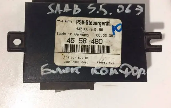 Saab 9-5 Seat control module 4658480 5DS00767800 196960100