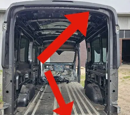 Ford Transit Rear door rubber seal (on body)