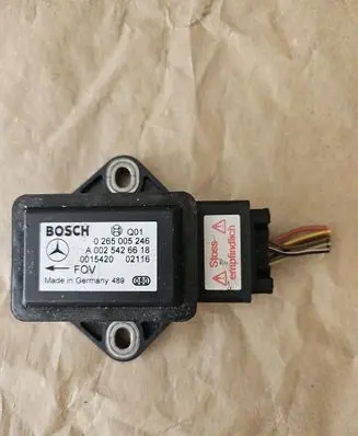 Mercedes-Benz SL R230 ESP acceleration yaw rate sensor A0025426618 0025426618 0265005246