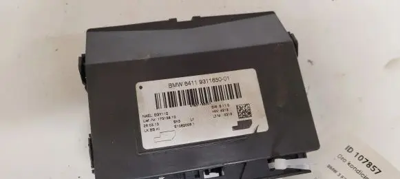 BMW 3 F30 F35 F31 Air conditioning/heating control unit 6411931185001 9311850