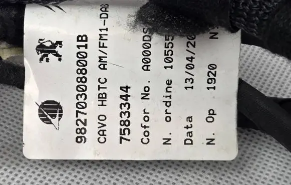 Citroen Berlingo Other wiring loom 982703088001B