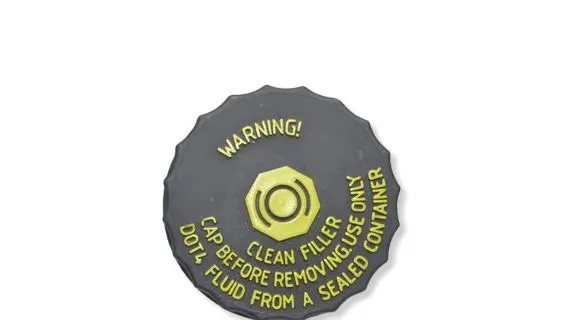 Opel Corsa E Brake fluid reservoir filler cap with level sensor 
