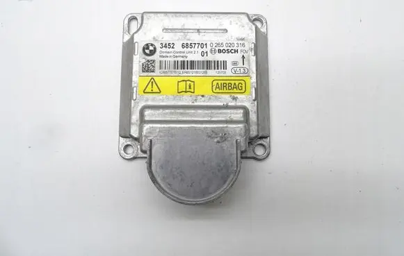 BMW 3 F30 F35 F31 Airbag control unit/module 6857701