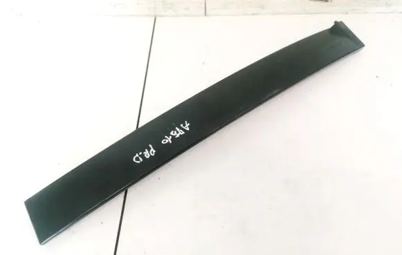 Front door glass trim molding