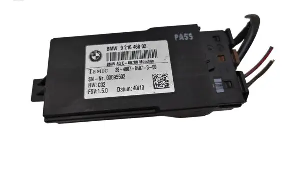 BMW 1 F20 F21 Seat control module 9216468 03095502