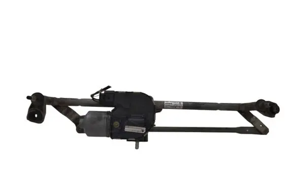 Front wiper linkage and motor
