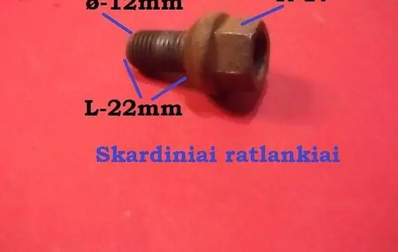 Mercedes-Benz 190 W201 Nuts/bolts A2034010270