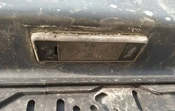 Peugeot 308 Number plate light
