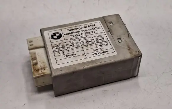 BMW 5 E60 E61 Tow bar trailer control unit/module 71606793271 71606790282 71606793965