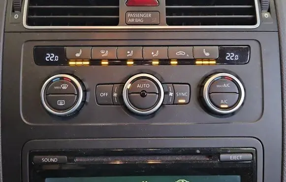 Volkswagen Touran I Climate control/heater control trim 3AA907044AG IMPRK1410797