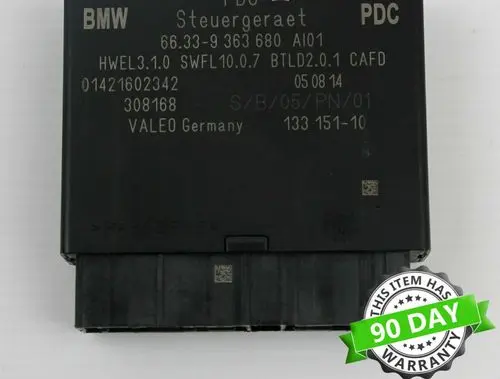 BMW X5 F15 Parking PDC control unit/module 9363680