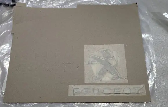 Peugeot Partner III Rear door emblem/model letters 9827365277