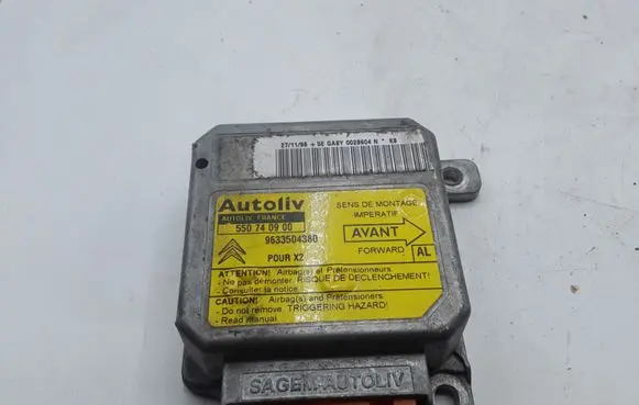 Citroen Xantia Airbag control unit/module 550740900 9633504380