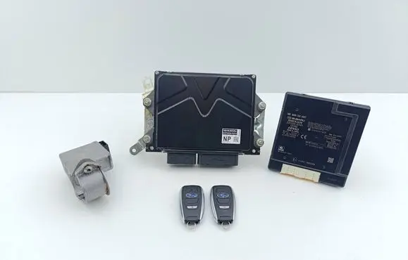 Subaru Forester SK Engine ECU kit and lock set 22765AV271 88801SJ230
