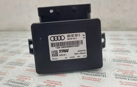 Audi A4 S4 B8 8K Hand brake control module 8K0907801E