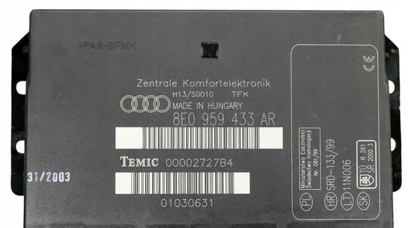 Audi A4 S4 B6 8E 8H Comfort/convenience module 8E0959433AR