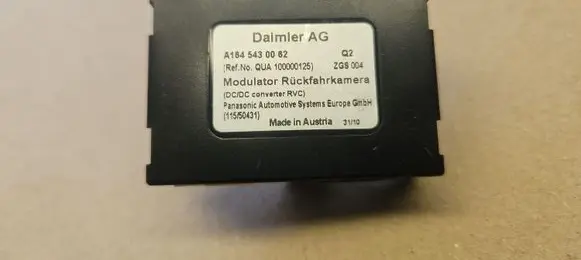 Mercedes-Benz GL X164 Camera control unit module A1645430062 1645430062