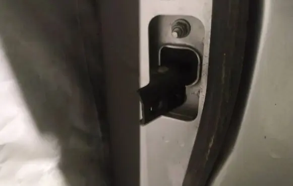 Rear door check strap stopper
