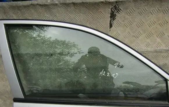 Front door window glass four-door