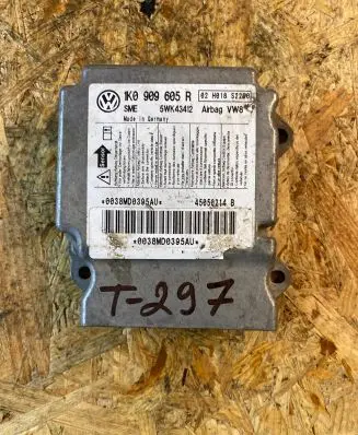 Volkswagen Jetta V Airbag control unit/module 1K0909605R 5WK43412 05050214B