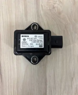 Audi A6 S6 C6 4F ESP acceleration yaw rate sensor 4F0907637 5004304 0265005278