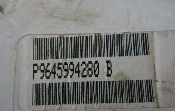Citroen C3 Speedometer (instrument cluster) 9645994280B