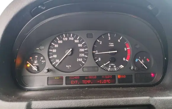 BMW X5 E53 Speedometer (instrument cluster) 62116914879 1011230474B