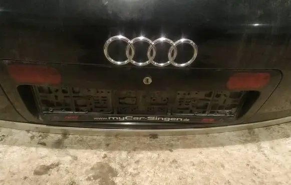 Audi A6 S6 C5 4B Trunk door license plate light bar 